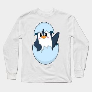 Penguin Egg shell Long Sleeve T-Shirt